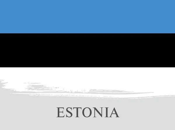 Estland vlag achtergrond — Stockvector