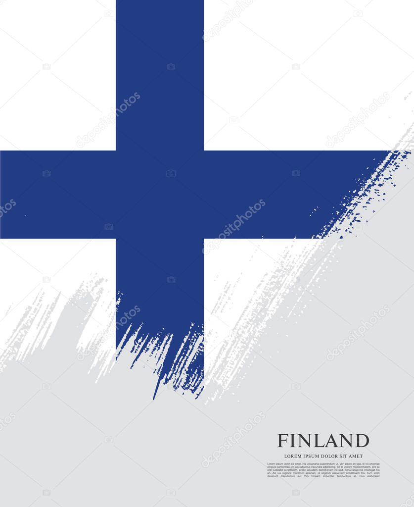 Flag of Finland background