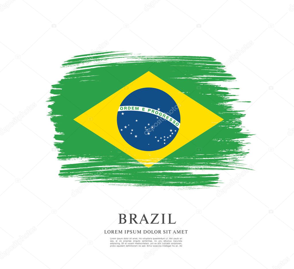 Flag of Brazil background