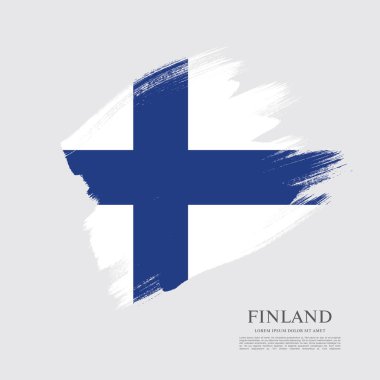 Flag of Finland background clipart