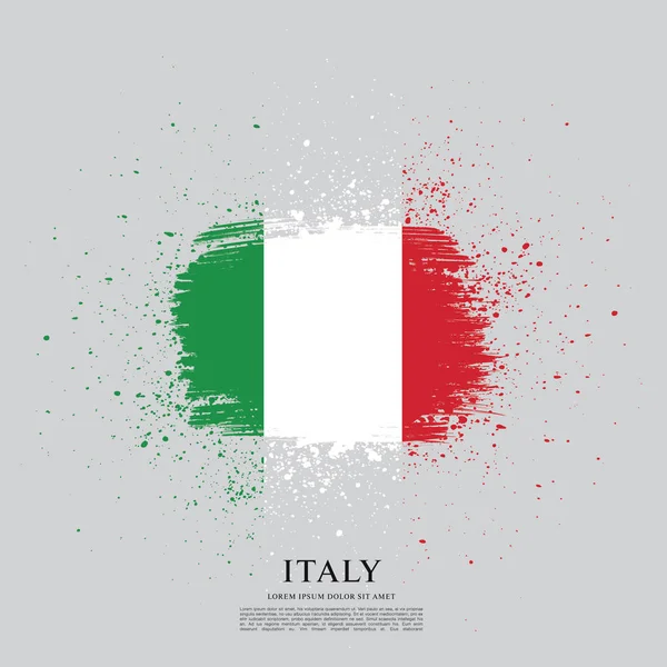 Háttér Olaszország zászlaja — Stock Vector