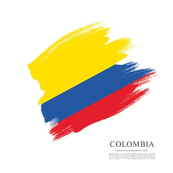 Bandera de Colombia antecedentes — Archivo Imágenes Vectoriales