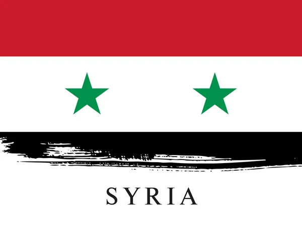 Прапор Сирії фону — стоковий вектор