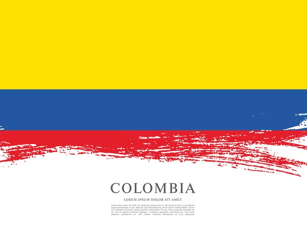 Flag of Colombia background — Stock Vector