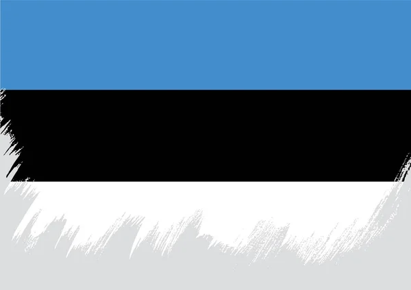 Hintergrund der estnischen Flagge — Stockvektor