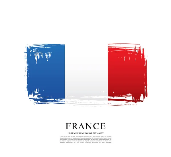 Fond drapeau français — Image vectorielle