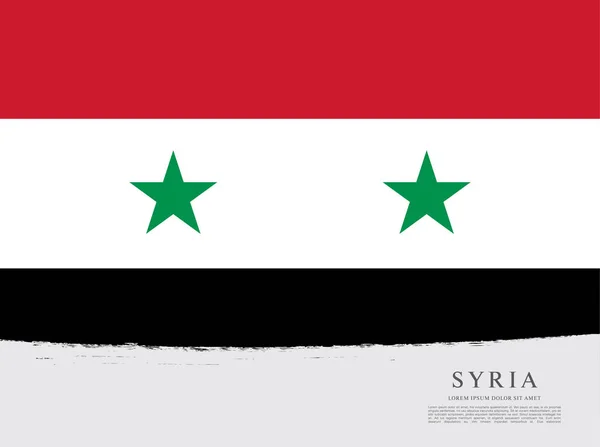 Drapeau de Syrie arrière-plan — Image vectorielle