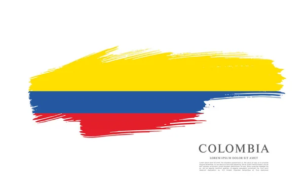 Bandera de Colombia antecedentes — Archivo Imágenes Vectoriales