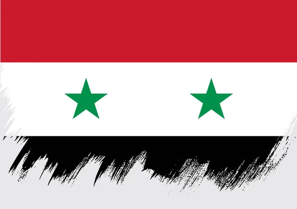 Drapeau de Syrie arrière-plan — Image vectorielle