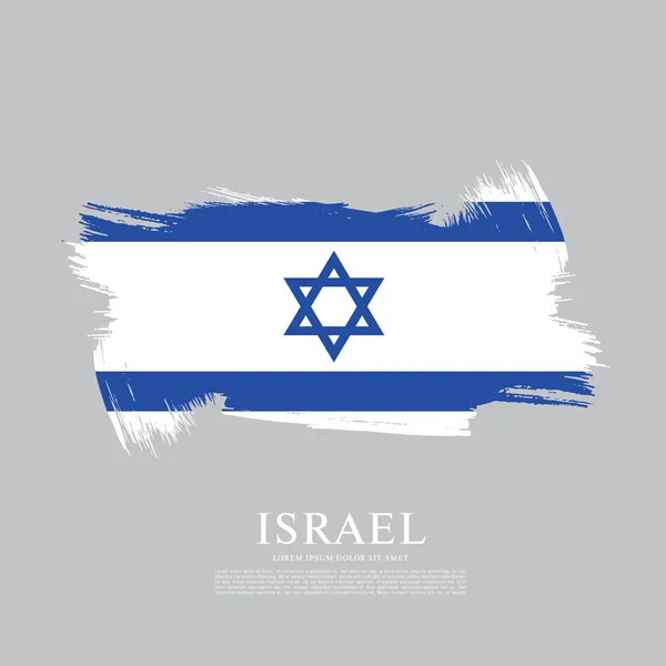 Vlag van Israël achtergrond — Stockvector