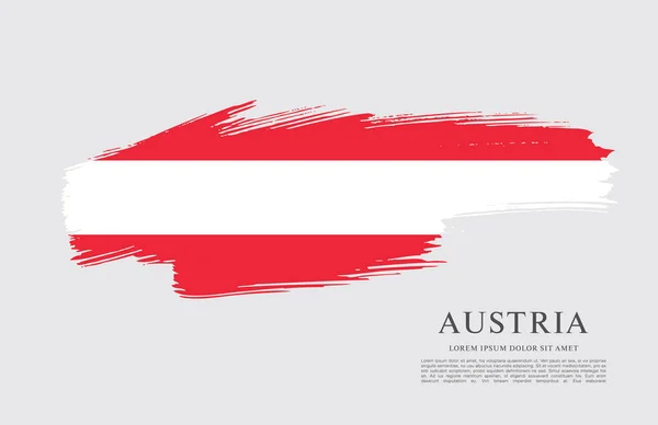 Bandeira da Áustria fundo —  Vetores de Stock