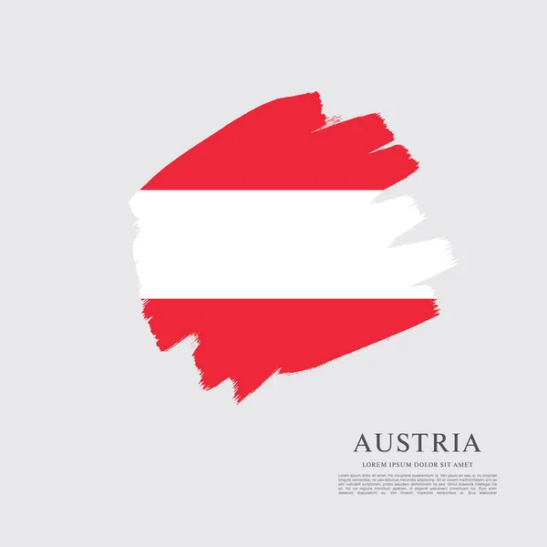 Bandera de Austria antecedentes — Vector de stock