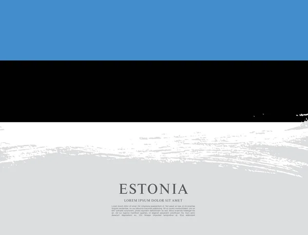 爱沙尼亚国旗背景 — 图库矢量图片