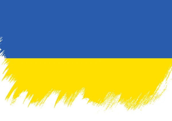 Flagge der Ukraine Hintergrund — Stockvektor