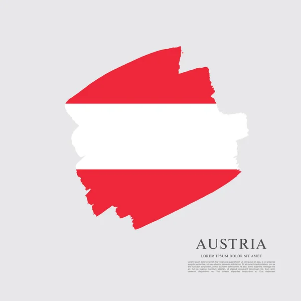 Bandera de Austria antecedentes — Archivo Imágenes Vectoriales