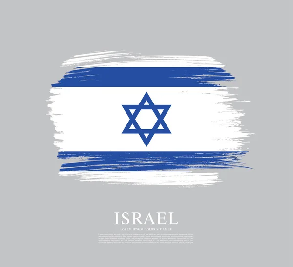 Bandera de Israel Antecedentes — Vector de stock
