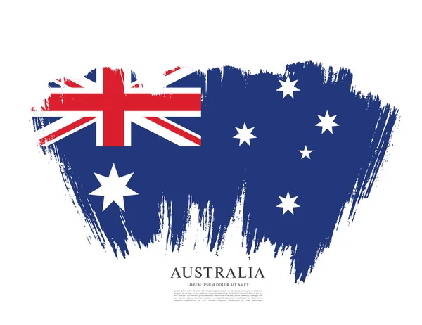 Bandera de Australia Fondo — Archivo Imágenes Vectoriales