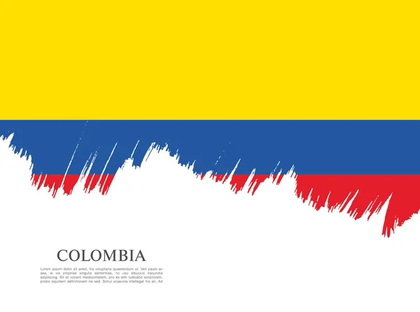 Flag of Colombia background — Stock Vector