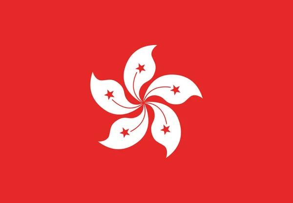 Bandiera dello sfondo di Hong Kong — Vettoriale Stock