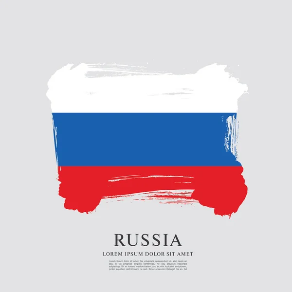 Sfondo bandiera russa — Vettoriale Stock