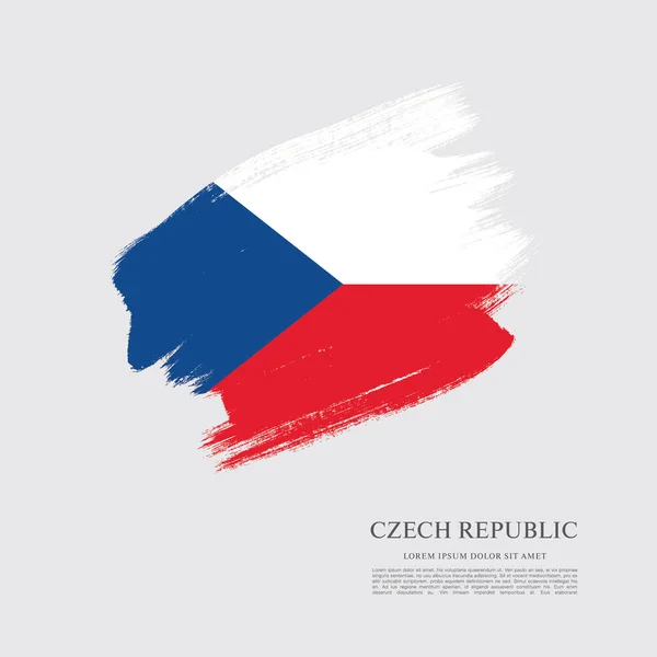 Bandera Republiki Czeskiej — Wektor stockowy