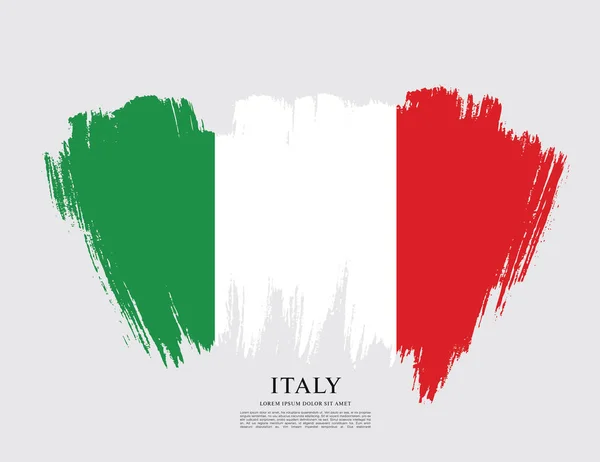 Flagga Italien bakgrund — Stock vektor