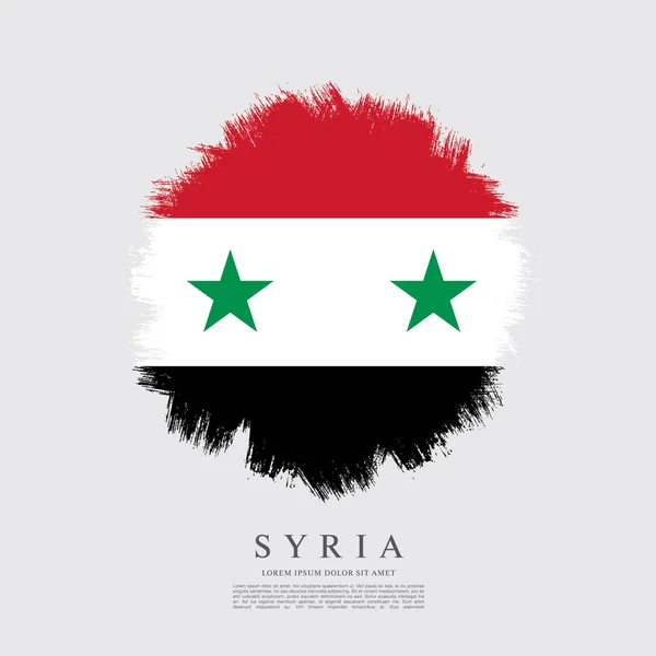 Suriye arka plan bayrağı — Stok Vektör