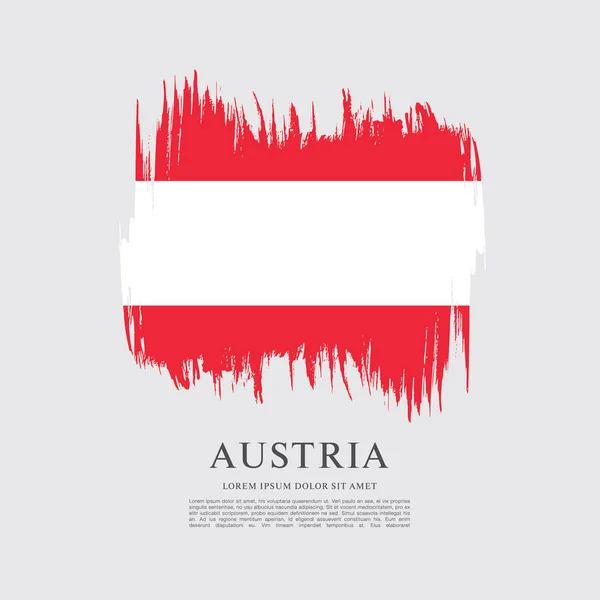 Прапор Австрії — стоковий вектор