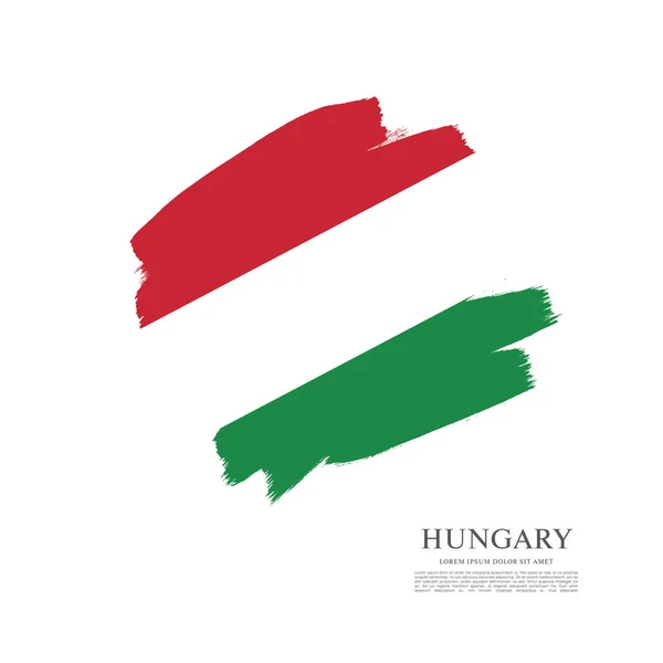 Flaga tło Węgry — Wektor stockowy