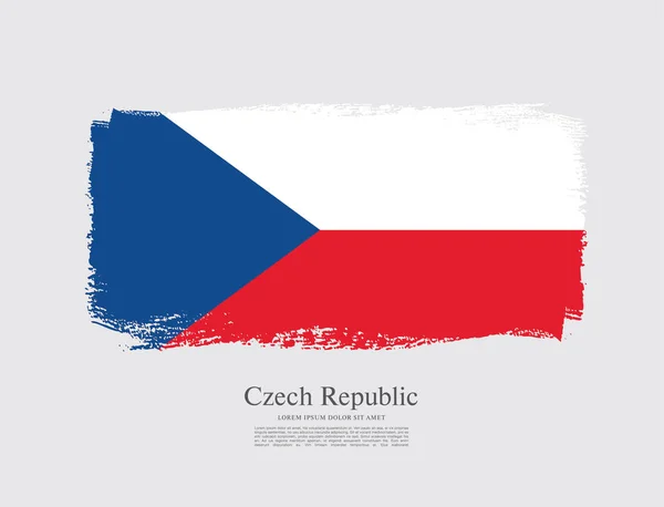 Bandera Republiki Czeskiej — Wektor stockowy