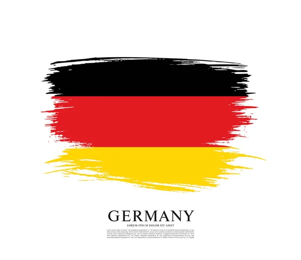 Bandera de la República Federal de Alemania — Vector de stock