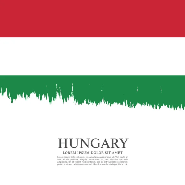 Flaga tło Węgry — Wektor stockowy