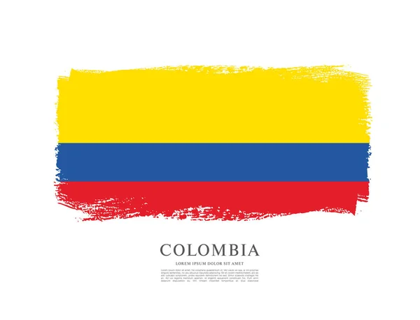 Σημαία της Κολομβίας φόντο — Διανυσματικό Αρχείο