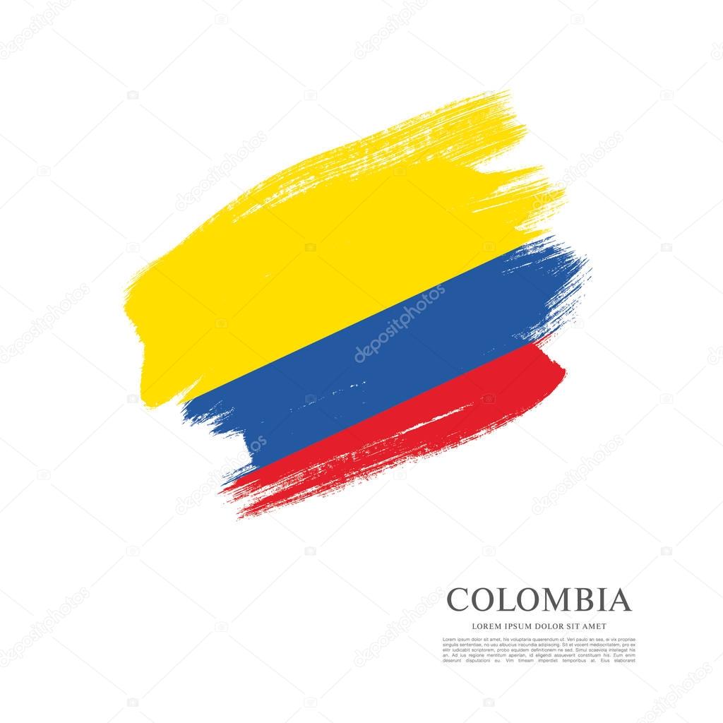 Flag of Colombia background