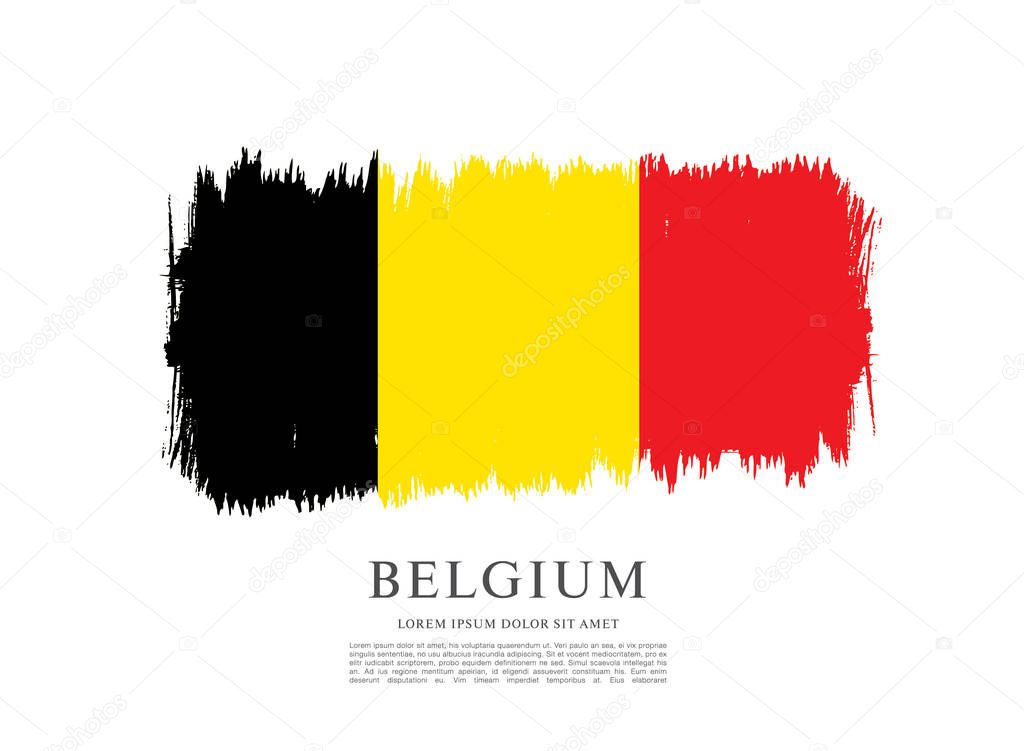 Flag of Belgium background