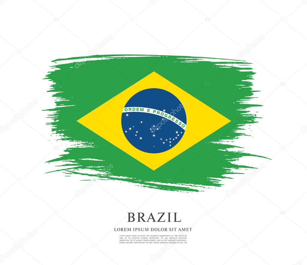 Flag of Brazil background