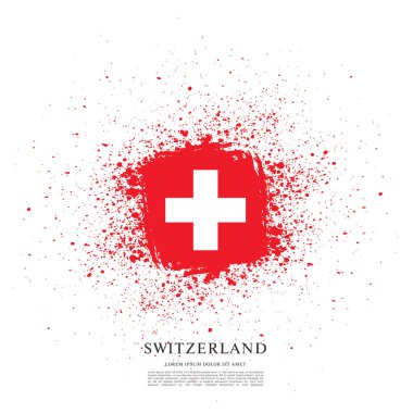 Flag of Switzerland background clipart