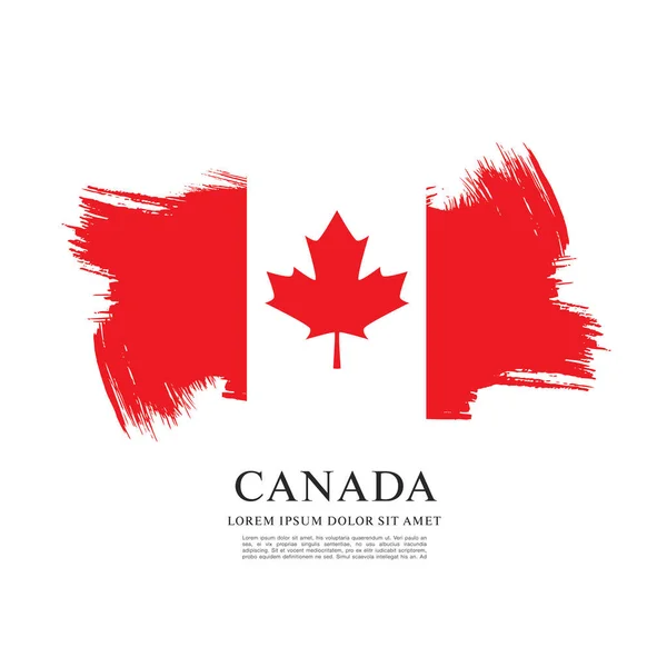 Canadian flag background — Stock Vector