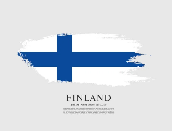 Σημαία της Φινλανδίας φόντο — Διανυσματικό Αρχείο