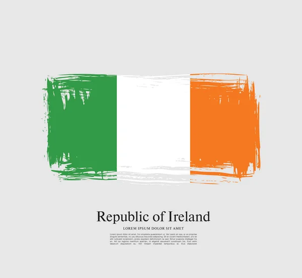 Флаг Ирландии — стоковый вектор