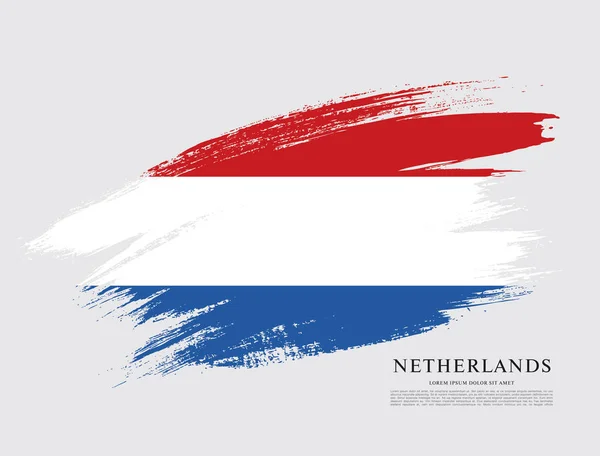 国旗的荷兰背景 — 图库矢量图片