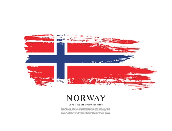 Norway bandeira fundo —  Vetores de Stock