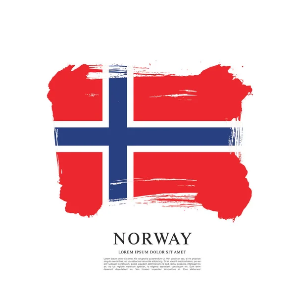 Fondo bandera de Noruega — Archivo Imágenes Vectoriales