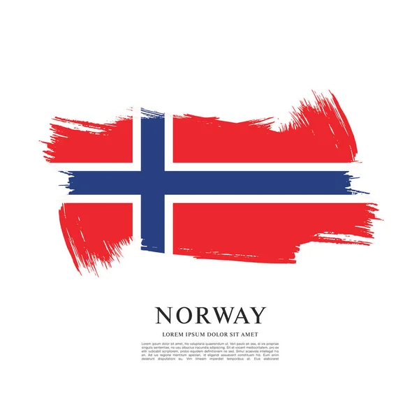 挪威国旗背景 — 图库矢量图片