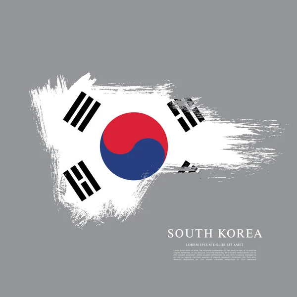 Bandera de Corea del Sur — Archivo Imágenes Vectoriales