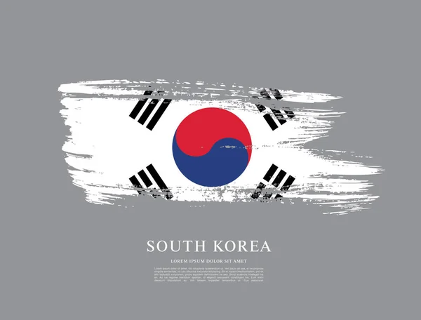 Bandera de Corea del Sur — Archivo Imágenes Vectoriales