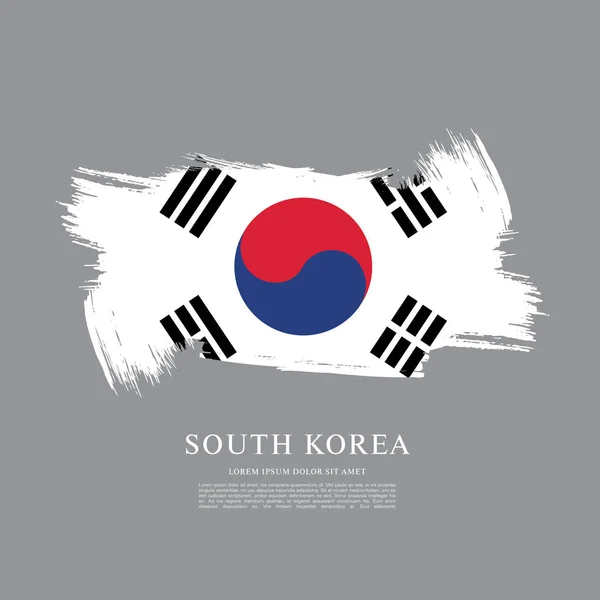 Bandera de Corea del Sur — Archivo Imágenes Vectoriales