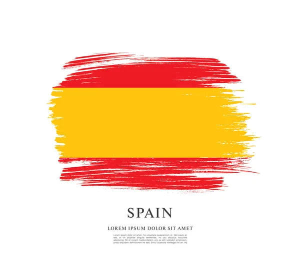 Fondo de la bandera española — Stockvector