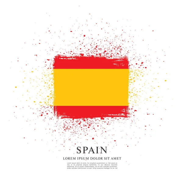 西班牙国旗背景 — 图库矢量图片
