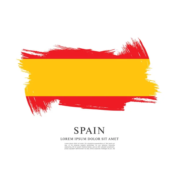 Spanish flag background — Stock Vector